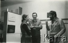 Brak daty, Warszawa, Polska.
W pracowni Ireny Jarosińskiej przy ul. Świerczewskiego 95/99 m. 10a.
Fot. Irena Jarosińska, zbiory Ośrodka KARTA