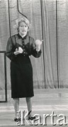 Lata 60., Polska.
Aktorka Alina Janowska.
Fot. Irena Jarosińska, zbiory Ośrodka KARTA