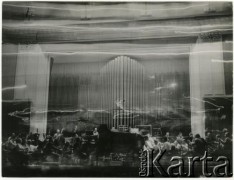 Brak daty, Warszawa, Polska.
Koncert w Filharmonii Narodowej.
Fot. Irena Jarosińska, zbiory Ośrodka KARTA