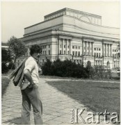 1978, Warszawa, Polska.
Aktor Mirosław Konarowski.
Fot. Irena Jarosińska, zbiory Ośrodka KARTA