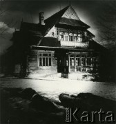 Lata 60., Zakopane, Polska.
Willa Oksza projektu Stanisława Witkiewicza.
Fot. Irena Jarosińska, zbiory Ośrodka KARTA 
