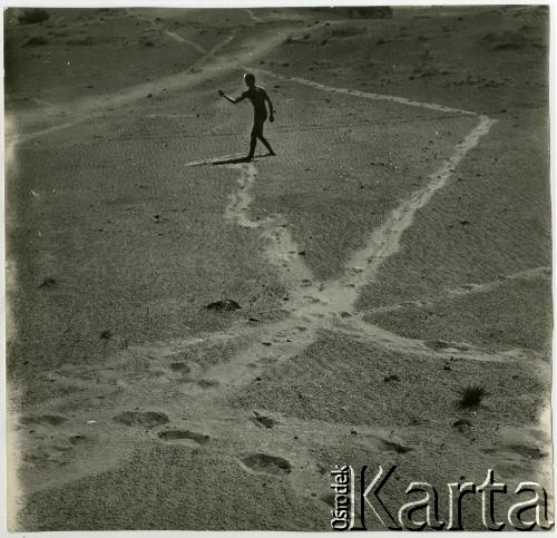 1959, Łeba, Polska.
Plan zdjęciowy do filmu 