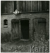 Brak daty, prawdopodobnie Grobka, Polska. 
Fot. Irena Jarosińska, zbiory Ośrodka KARTA