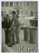Lata 50., Warszawa, Polska.
Rynek Starego Miasta.
Fot. Irena Jarosińska, zbiory Ośrodka KARTA