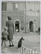 Lata 50., Warszawa, Polska.
Rynek Starego Miasta.
Fot. Irena Jarosińska, zbiory Ośrodka KARTA

