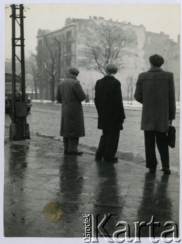 Lata 50., Warszawa, Polska.
Al. Świerczewskiego (obecnie al. 