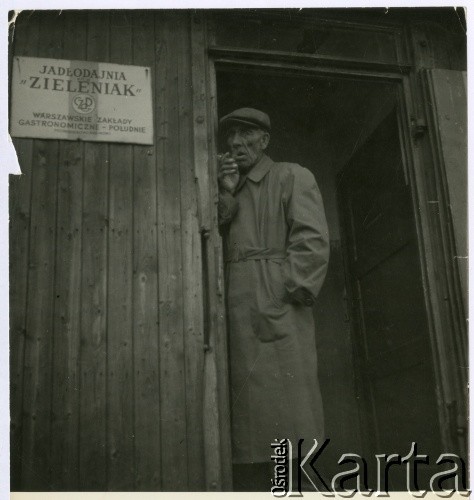 Lata 50., Warszawa, Polska.
Jadłodajnia 