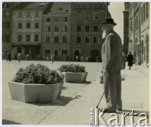 Lata 50., Warszawa, Polska.
Rynek Starego Miasta.
Fot. Irena Jarosińska, zbiory Ośrodka KARTA
