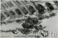 Lata 50. lub 60., Polska.
Rajd motocyklowy.
Fot. Irena Jarosińska, zbiory Ośrodka KARTA