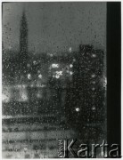 Brak daty, Warszawa-Wola, Polska.
Widok z okna mieszkania Ireny Jarosińskiej na ul. Smoczej 20a w stronę kościoła pw. św. Augustyna.
Fot. Irena Jarosińska, zbiory Ośrodka KARTA
