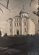 1921-1924, Włodzimierz Wołyński, Wołyń, Polska.
Prawosławny sobór Zaśnięcia Matki Bożej.
Fot. NN, zbiory Ośrodka KARTA, kolekcję starosty włodzimierskiego - Wacława Malanowskiego, przekazała Krystyna Ścisłowska.