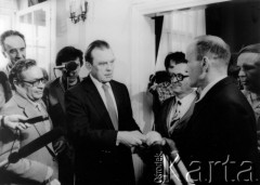 Czerwiec 1981, Warszawa, Polska.
Czesław Miłosz na spotkaniu w Czytelniku.
Fot. Tomasz Abramowicz, zbiory Ośrodka KARTA