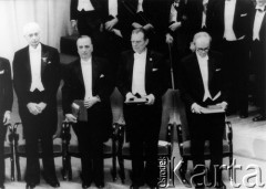 8-12.12.1980, Sztokholm, Szwecja.
Czesław Miłosz odbiera literacką Nagrodę Nobla.
Fot. Tomasz Abramowicz, zbiory Ośrodka KARTA