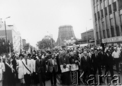 28.06.1981, Poznań, Polska.
Odsłoniecie pomnika Ofiar Czerwca 1956.
Fot. Tomasz Abramowicz, zbiory Ośrodka KARTA