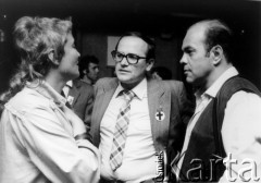 28.06.1981, Poznan, Polska.
Odsłoniecie pomnika Ofiar Czerwca 1956, z prawej stoi Jacek Kuroń.
Fot. Tomasz Abramowicz, zbiory Ośrodka KARTA