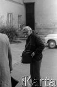 Październik 1979, Warszawa, Polska.
Głodówka członków Komitetu Obrony Robotników w kościele św. Krzyża, Jan Józef Lipski.
Fot. Janusz Krzyżewski, zbiory Ośrodka KARTA