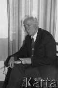 Październik 1979, Warszawa, Polska.
Spotkanie Zespołu Wykonawczego Rady Sygnatariuszy Ruchu Obrony Praw Człowieka i Obywatela; Marian Gołębiewski.
Fot. Janusz Krzyżewski, zbiory Ośrodka KARTA