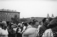 01.09.1979, Warszawa, Polska.
Manifestacja patriotyczna przy Grobie Nieznanego Żołnierza - moment powstania Konfederacji Polski Niepodległej.
Fot. Janusz Krzyżewski, zbiory Ośrodka KARTA