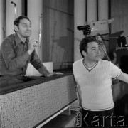 Czerwiec 1972, Zielona Góra, Polska.
Realizatorzy VIII Festiwalu Piosenki Radzieckiej.
Fot. Romuald Broniarek, zbiory Ośrodka KARTA.