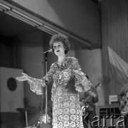 Czerwiec 1972, Zielona Góra, Polska.
Występ Radzieckiego Zespołu Wojsk Północnych w czasie VIII Festiwalu Piosenki Radzieckiej.
Fot. Romuald Broniarek, zbiory Ośrodka KARTA.