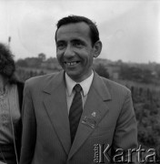 Czerwiec 1972, Zielona Góra, Polska.
Roman Franczuk z Siedlec, laureat VIII Festiwalu Piosenki Radzieckiej.
Fot. Romuald Broniarek, zbiory Ośrodka KARTA.