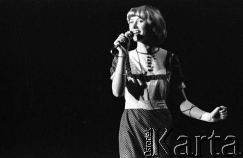 11-12.06.1977, Zielona Góra, Polska.
XIII Festiwal Piosenki Radzieckiej. Koncert laureatów.
Fot. Romuald Broniarek, zbiory Ośrodka KARTA

