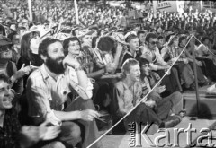 10-12.06.1977, Zielona Góra, Polska.
XIII Festiwal Piosenki Radzieckiej. Widownia.
Fot. Romuald Broniarek, zbiory Ośrodka KARTA
