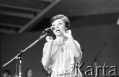 10-12.06.1977, Zielona Góra, Polska.
XIII Festiwal Piosenki Radzieckiej. 
Fot. Romuald Broniarek, zbiory Ośrodka KARTA
