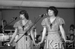 11-12.06.1977, Zielona Góra, Polska.
Występ na XIII Festiwalu Piosenki Radzieckiej. 
Fot. Romuald Broniarek, zbiory Ośrodka KARTA
