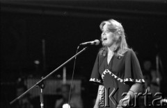 11-12.06.1977, Zielona Góra, Polska.
Występ solowy na XIII Festiwalu Piosenki Radzieckiej. 
Fot. Romuald Broniarek, zbiory Ośrodka KARTA
