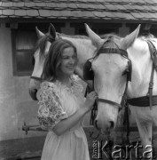 Czerwiec 1979, Zielona Góra, Polska.
Uczestniczka XV Festiwalu Piosenki Radzieckiej. 
Fot. Romuald Broniarek, zbiory Ośrodka KARTA
