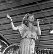 Czerwiec 1979, Zielona Góra, Polska.
Występ podczas XV Festiwalu Piosenki Radzieckiej. 
Fot. Romuald Broniarek, zbiory Ośrodka KARTA
