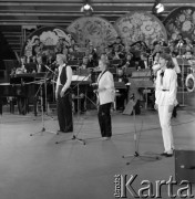 Czerwiec 1979, Zielona Góra, Polska.
Występ na XV Festiwalu Piosenki Radzieckiej. 
Fot. Romuald Broniarek, zbiory Ośrodka KARTA
