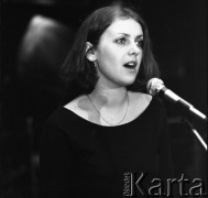 Kwiecień 1982, Radom, Polska.
Występ podczas eliminacji do XVIII Festiwalu Piosenki Radzieckiej.
Fot. Romuald Broniarek, zbiory Ośrodka KARTA