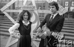 Maj 1982, Tarnów, Polska.
Uczestnicy eliminacji do XVIII Festiwalu Piosenki Radzieckiej.
Fot. Romuald Broniarek, zbiory Ośrodka KARTA