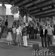 Czerwiec 1982, Zielona Góra, Polska.
Uczestnicy XVIII Festiwalu Piosenki Radzieckiej w czasie prób.
Fot. Romuald Broniarek, zbiory Ośrodka KARTA
