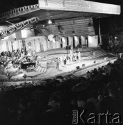 Czerwiec 1982, Zielona Góra, Polska.
XVIII Festiwal Piosenki Radzieckiej.
Fot. Romuald Broniarek, zbiory Ośrodka KARTA
