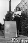 Czerwiec 1983, Zielona Góra, Polska.
XIX Festiwal Piosenki Radzieckiej. Jedna z laureatek konkursu.
Fot. Romuald Broniarek, zbiory Ośrodka KARTA