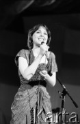 Kwiecień 1984, Radom, Polska.
Występ podczas eliminacji do XX Festiwalu Piosenki Radzieckiej.
Fot. Romuald Broniarek, zbiory Ośrodka KARTA