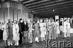 Czerwiec 1984, Zielona Góra, Polska.
XX Festiwal Piosenki Radzieckiej.
Fot. Romuald Broniarek, zbiory Ośrodka KARTA