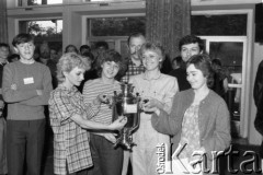 Czerwiec 1984, Zielona Góra, Polska.
Laureaci XX Festiwalu Piosenki Radzieckiej. 
Fot. Romuald Broniarek, zbiory Ośrodka KARTA