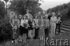 Czerwiec 1984, Zielona Góra, Polska.
Grupa laureatów XX Festiwalu Piosenki Radzieckiej.
Fot. Romuald Broniarek, zbiory Ośrodka KARTA