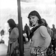 Czerwiec 1984, Zielona Góra, Polska.
Żanna Biczewska na XX Festiwalu Piosenki Radzieckiej. 
Fot. Romuald Broniarek, zbiory Ośrodka KARTA