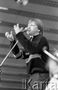Czerwiec 1985, Zielona Góra, Polska.
XXI Festiwal Piosenki Radzieckiej. 
Fot. Romuald Broniarek, zbiory Ośrodka KARTA