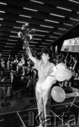 Czerwiec 1985, Zielona Góra, Polska.
Uczestniczka XXI Festiwalu Piosenki Radzieckiej. 
Fot. Romuald Broniarek, zbiory Ośrodka KARTA