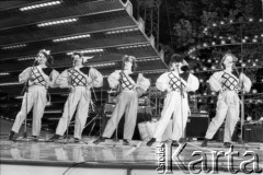 1986, Zielona Góra, Polska.
Występ zespołu na XXII Festiwalu Piosenki Radzieckiej. 
Fot. Romuald Broniarek, zbiory Ośrodka KARTA