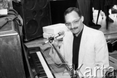 1986, Zielona Góra, Polska.
Występ podczas XXII Festiwalu Piosenki Radzieckiej.
Fot. Romuald Broniarek, zbiory Ośrodka KARTA