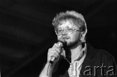 1987, Zielona Góra, Polska.
Występ podczas XXIII Festiwalu Piosenki Radzieckiej. 
Fot. Romuald Broniarek, zbiory Ośrodka KARTA