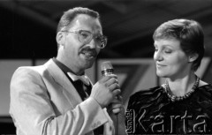 1987, Zielona Góra, Polska.
Występ na XXIII Festiwalu Piosenki Radzieckiej. 
Fot. Romuald Broniarek, zbiory Ośrodka KARTA