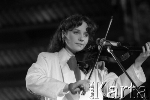 1987, Zielona Góra, Polska.
Występ podczas XXIII Festiwalu Piosenki Radzieckiej. 
Fot. Romuald Broniarek, zbiory Ośrodka KARTA
